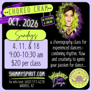 Choreo Cram 10-OCT 2026